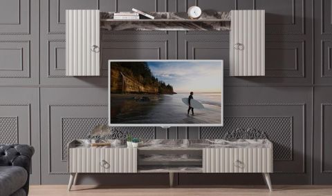 Medusa Home Mobilya - Daisy Gri Yemek Odası