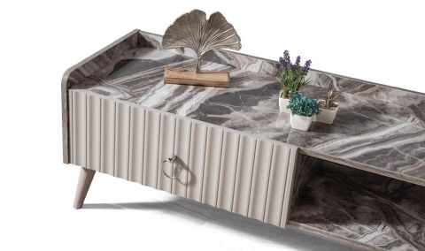 Medusa Home Mobilya - Daisy Gri Yemek Odası