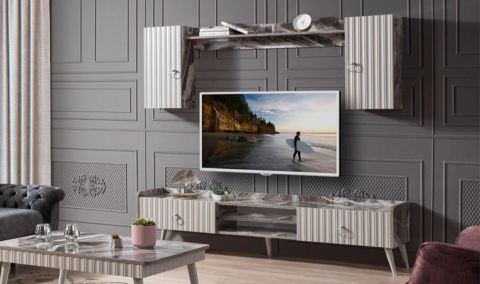 Medusa Home Mobilya - Daisy Gri Yemek Odası