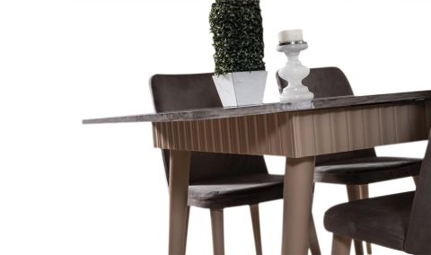 Medusa Home Mobilya - Daisy Krem Yemek Odası