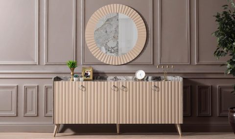 Medusa Home Mobilya - Daisy Krem Yemek Odası