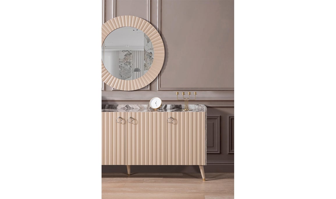 Medusa Home Mobilya - Daisy Krem Yemek Odası