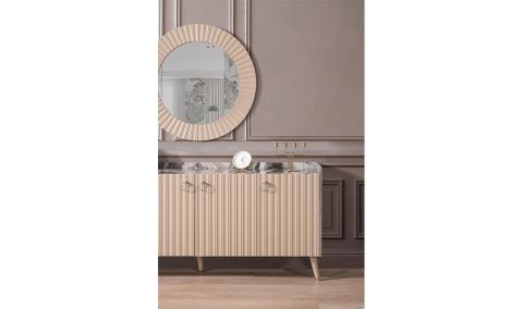 Medusa Home Mobilya - Daisy Krem Yemek Odası