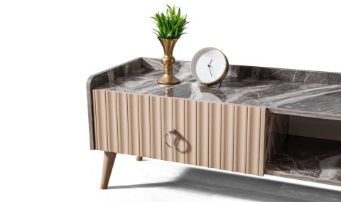 Medusa Home Mobilya - Daisy Krem Yemek Odası