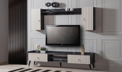 Medusa Home - Daisy Siyah Gri Tv Ünitesi Medusa Home - Daisy Siyah Gri Tv Ünitesi