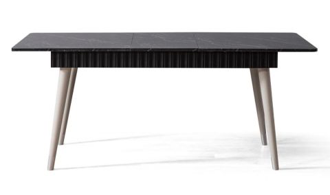 Medusa Home Mobilya - Daisy Siyah Gri Yemek Masası