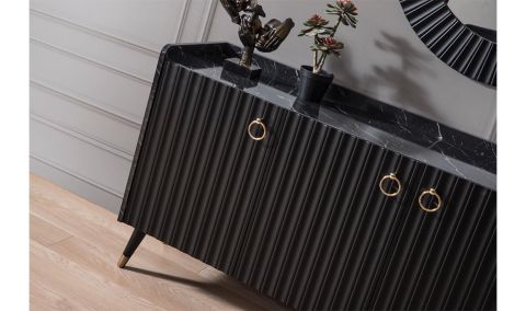 Medusa Home Mobilya - Daisy Siyah Konsol