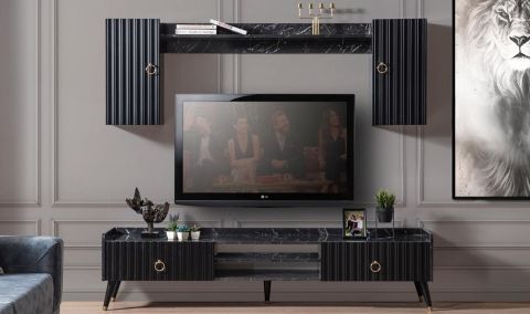 Medusa Home - Daisy Siyah Tv Ünitesi Medusa Home - Daisy Siyah Tv Ünitesi