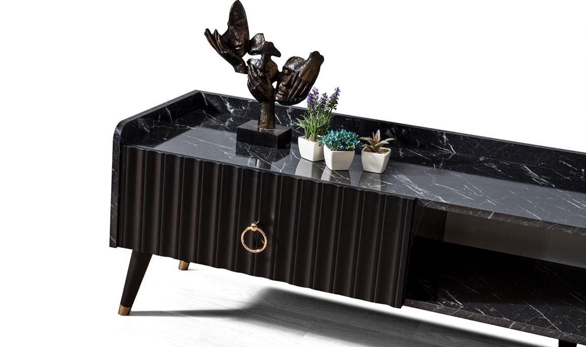 Medusa Home Mobilya - Daisy Siyah Yemek Odası