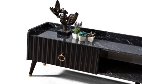 Medusa Home Mobilya - Daisy Siyah Yemek Odası