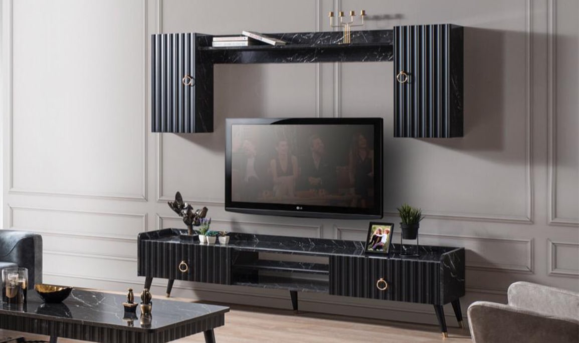 Medusa Home Mobilya - Daisy Siyah Yemek Odası