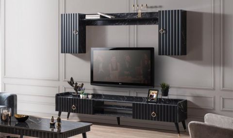 Medusa Home Mobilya - Daisy Siyah Yemek Odası