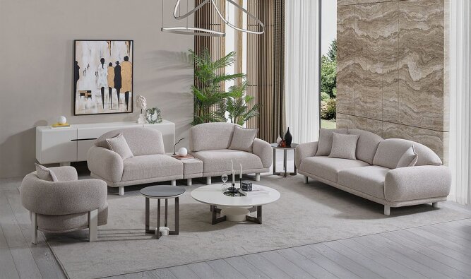 Medusa Home Mobilya - Dallas Koltuk Takımı - Modern Koltuk Takımları