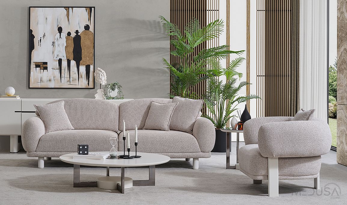 Medusa Home Mobilya - Dallas Üçlü Koltuk