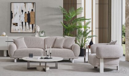 Medusa Home Mobilya - Dallas Üçlü Koltuk
