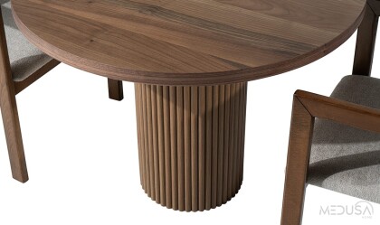 Medusa Home Mobilya - Dante Ceviz Mutfak Masası