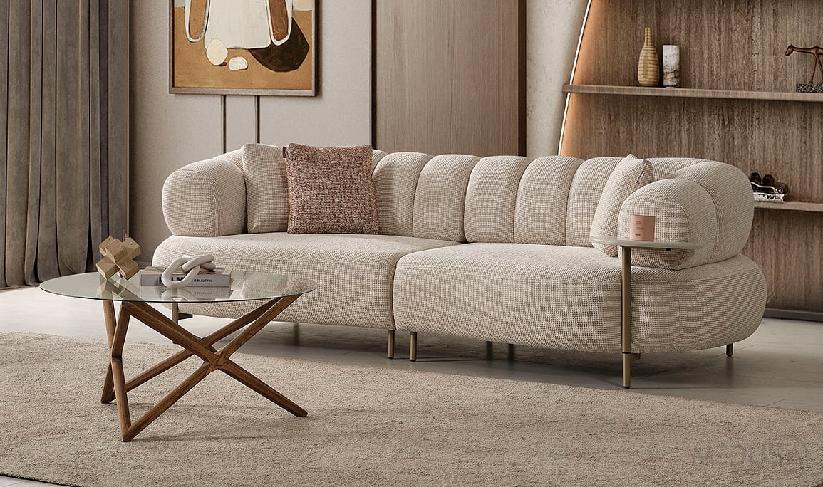 Medusa Home Mobilya - Daphne Üçlü Koltuk