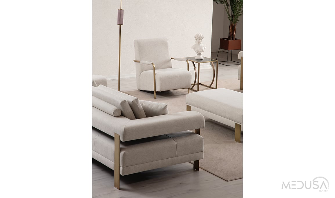 Medusa Home Mobilya - Deep Antik Koltuk Takımı
