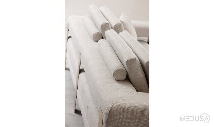 Medusa Home Mobilya - Deep Antik Üçlü Koltuk