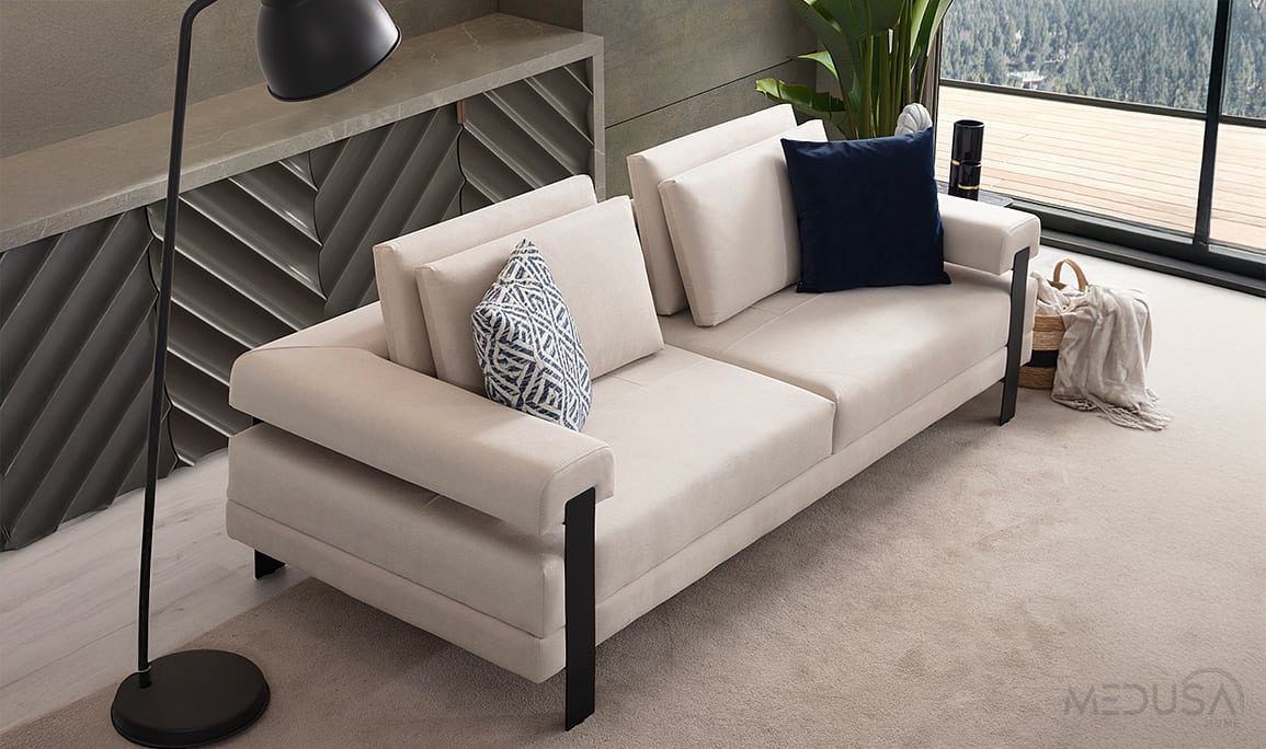 Medusa Home Mobilya - Deep Living Üçlü Koltuk