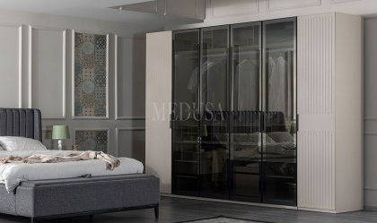 Medusa Home - Defne 6 Kapılı Gardırop