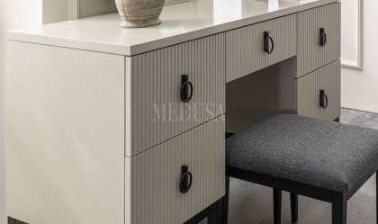 Medusa Home Mobilya - Defne 6 Kapılı Yatak Odası - Cam
