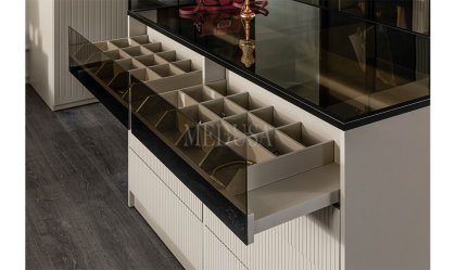Medusa Home Mobilya - Defne 6 Kapılı Yatak Odası - Cam