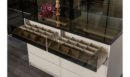 Medusa Home Mobilya - Defne 6 Kapılı Yatak Odası - Cam