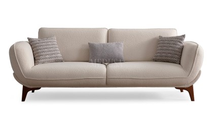 Medusa Home - Defne Beyaz Üçlü Koltuk Medusa Home - Defne Beyaz Üçlü Koltuk