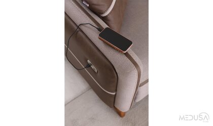 Medusa Home Mobilya - Delhi Motorlu Üçlü Koltuk
