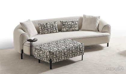 Medusa Home Mobilya - Delta Yan Sehpalı Dörtlü Koltuk