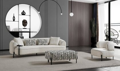 Medusa Home Mobilya - Delta Yan Sehpalı Dörtlü Koltuk