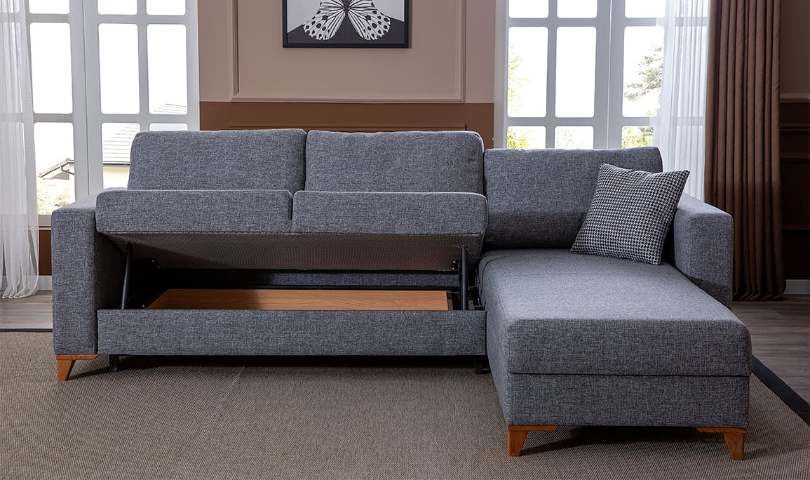 Medusa Home Mobilya - Deniz Yataklı ve Sandıklı Köşe Takımı