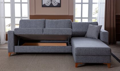 Medusa Home Mobilya - Deniz Yataklı ve Sandıklı Köşe Takımı