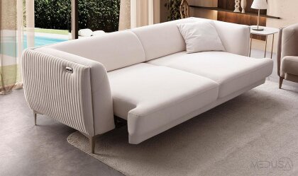 Medusa Home Mobilya - Dia Yataklı Üçlü Koltuk