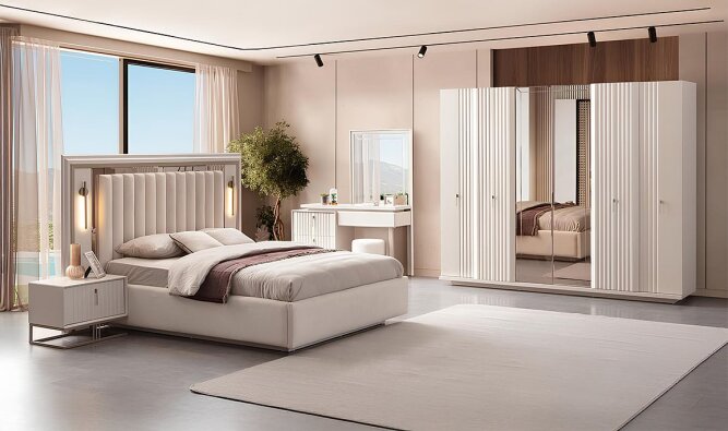 Medusa Home Mobilya - Diamond Yatak Odası - Modern Yatak Odası