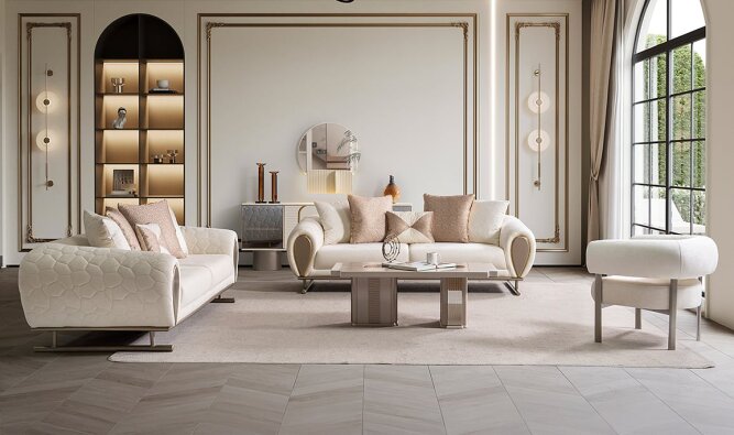 Medusa Home Mobilya - Diya Koltuk Takımı - Luxury Koltuk Takımları