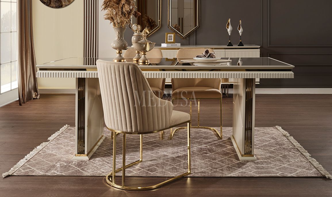 Medusa Home Mobilya - Dolce Ekru Sandalye