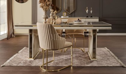Medusa Home Mobilya - Dolce Ekru Sandalye