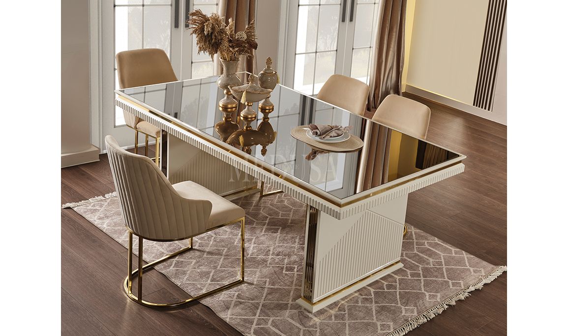 Medusa Home Mobilya - Dolce Ekru Sandalye