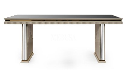 Medusa Home Mobilya - Dolce Ekru Yemek Masası
