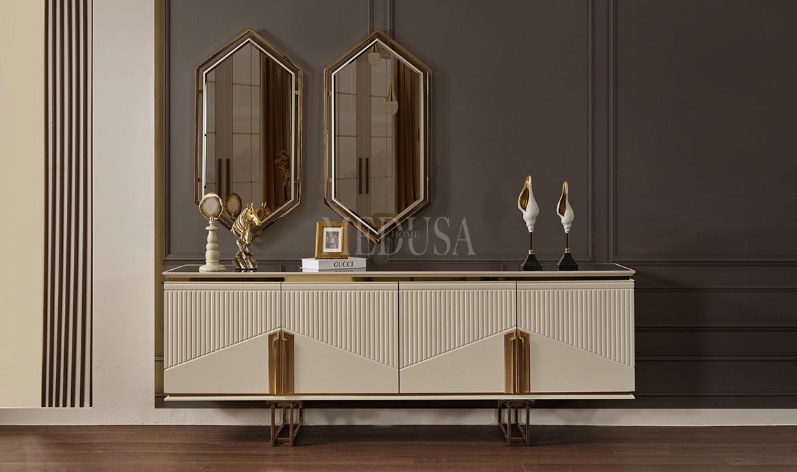 Medusa Home Mobilya - Dolce Ekru Yemek Odası