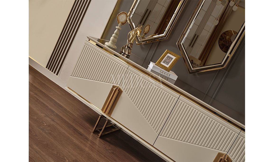 Medusa Home Mobilya - Dolce Ekru Yemek Odası