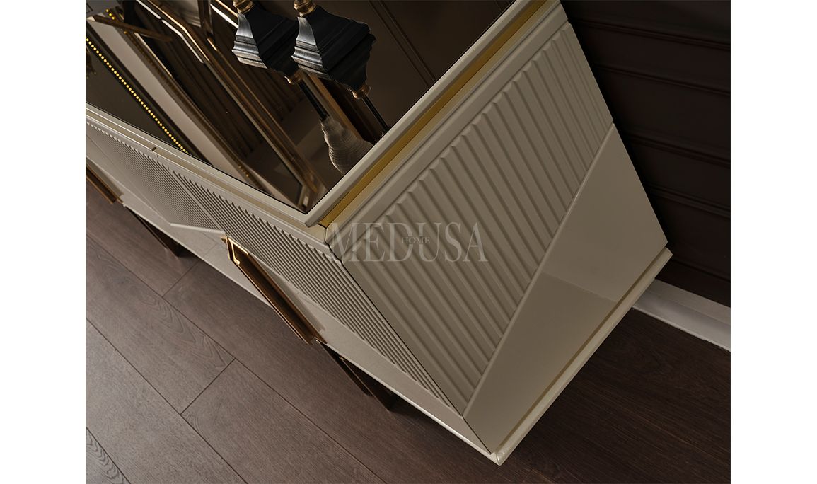 Medusa Home Mobilya - Dolce Ekru Yemek Odası