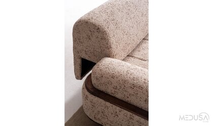 Medusa Home Mobilya - Dolce Kahve Üçlü Koltuk