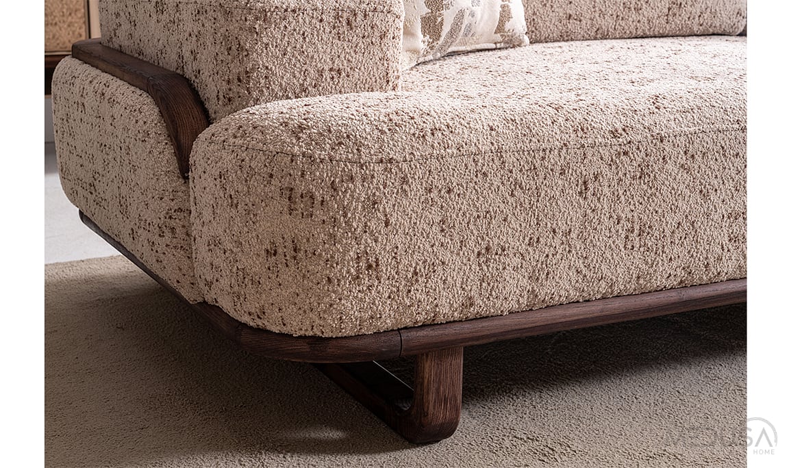 Medusa Home Mobilya - Dolce Kahve Üçlü Koltuk