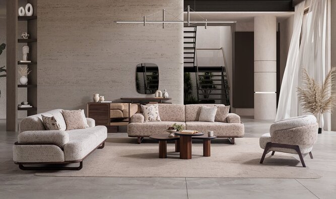 Medusa Home Mobilya - Dolce Koltuk Takımı - Modern Koltuk Takımları