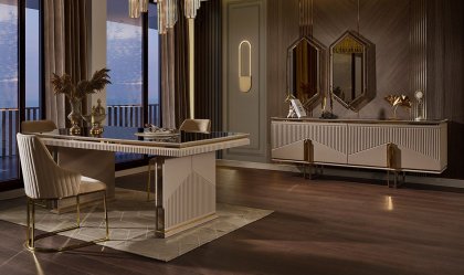 Medusa Home - Dolce Kumtaşı Yemek Odası Medusa Home - Dolce Kumtaşı Yemek Odası