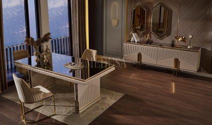Medusa Home Mobilya - Dolce Kumtaşı Yemek Odası
