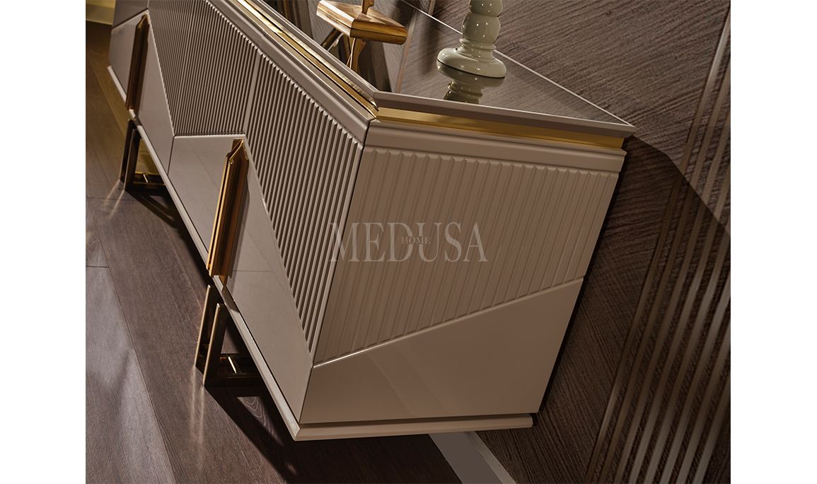 Medusa Home Mobilya - Dolce Kumtaşı Yemek Odası